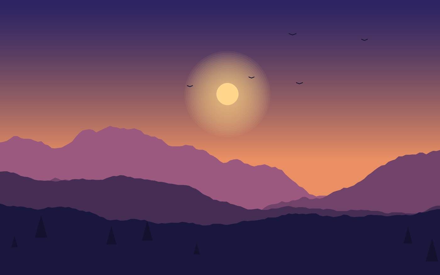 Landschaftsillustration