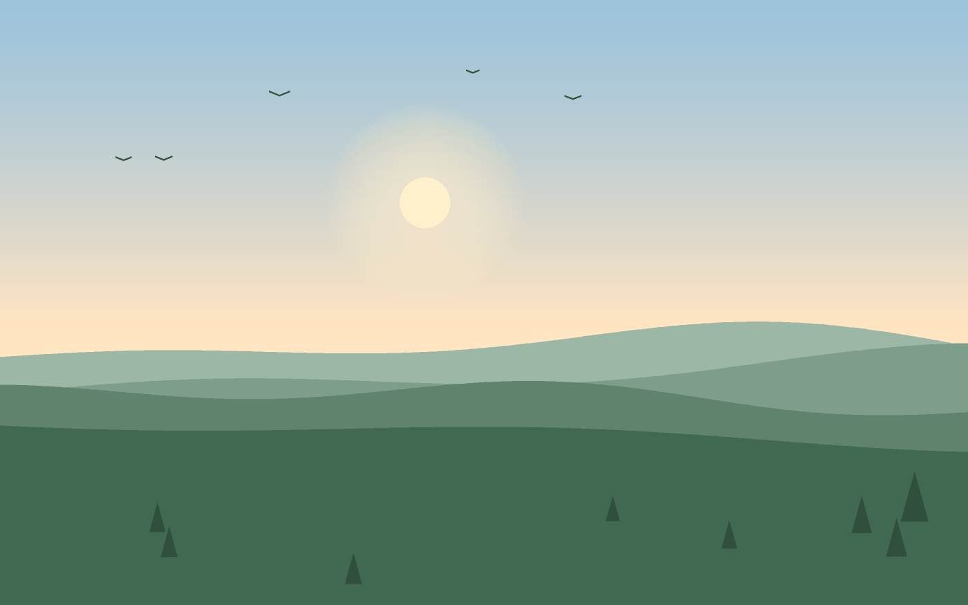 Ilustrace krajiny