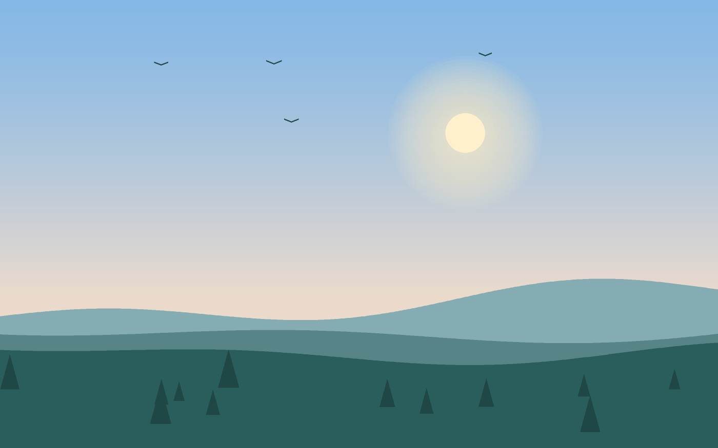 Landschaftsillustration