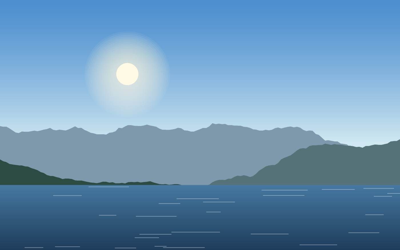Ilustración de un paisaje