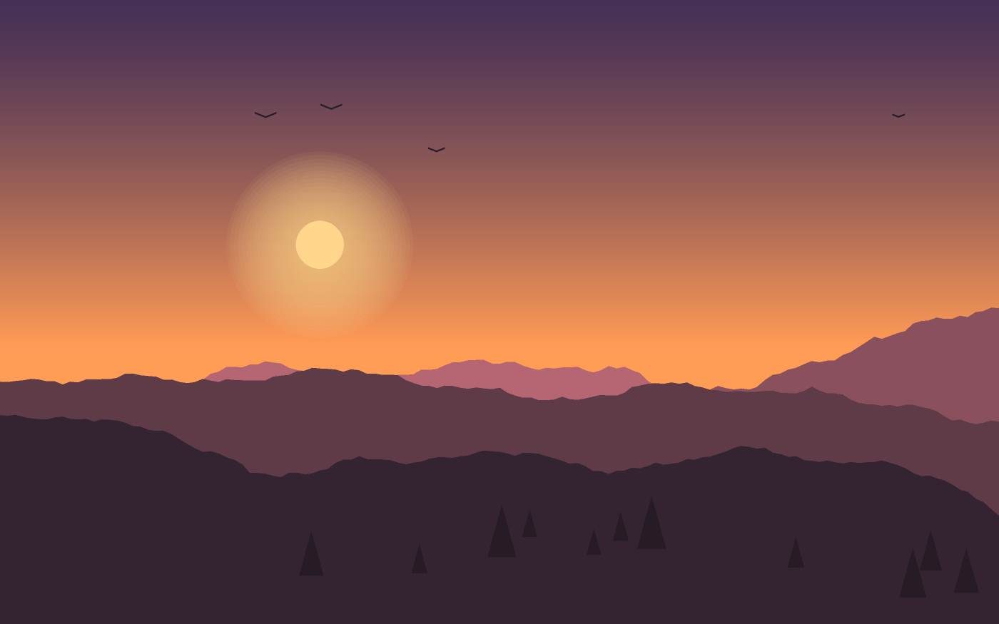 Illustration de paysage