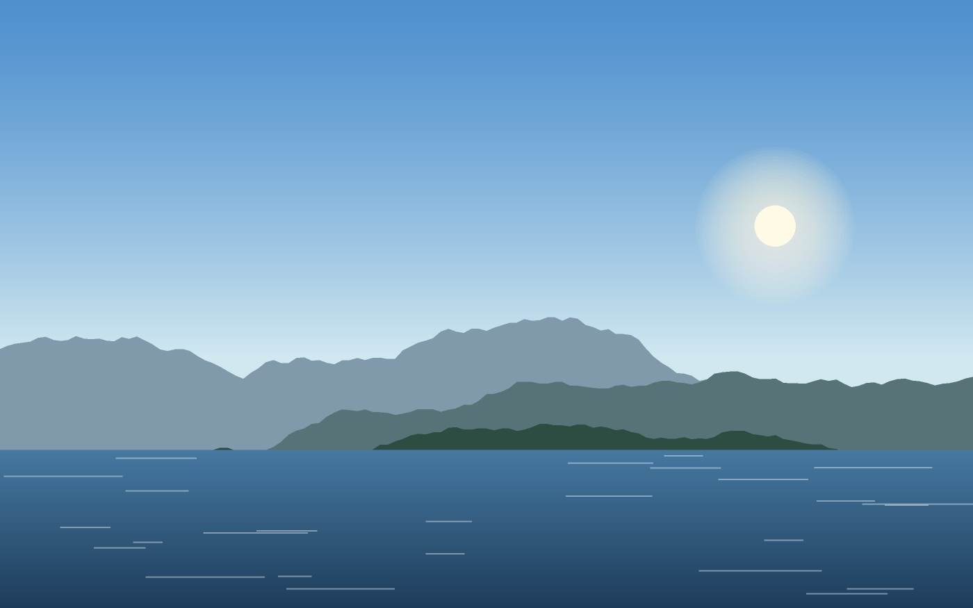 Landschapsillustratie