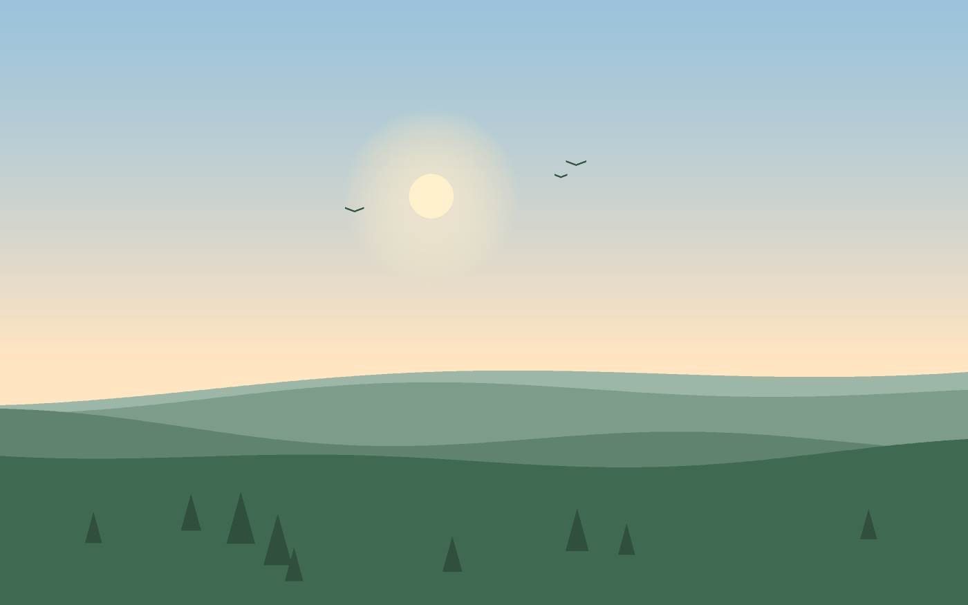 Landschapsillustratie
