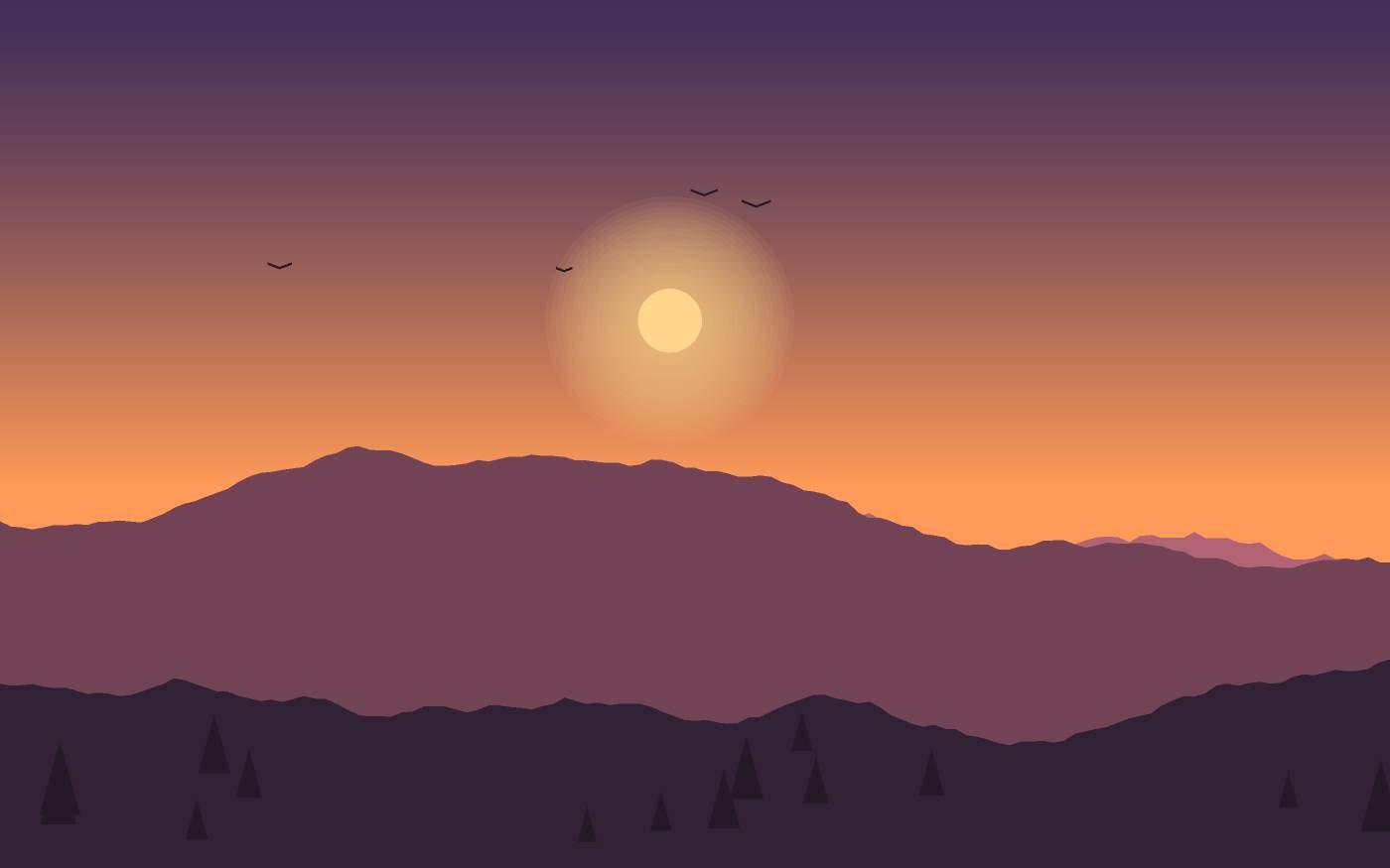 Ilustracja krajobrazu